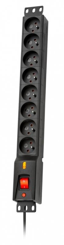 Listwa zasilająca Lestar LXARM  810  3L G-A K.:CZ 3,0M 19&quot;PDU