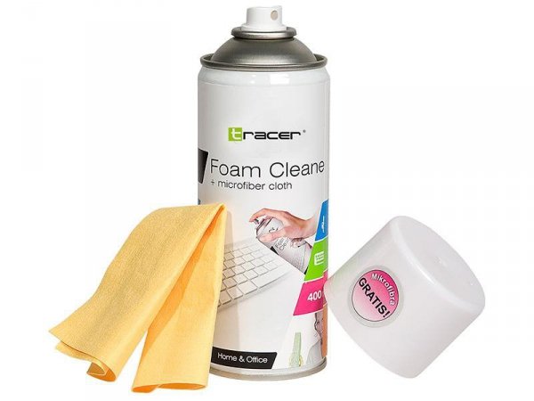 Pianka czyszcząca Tracer plastik 400 ml + microfibre