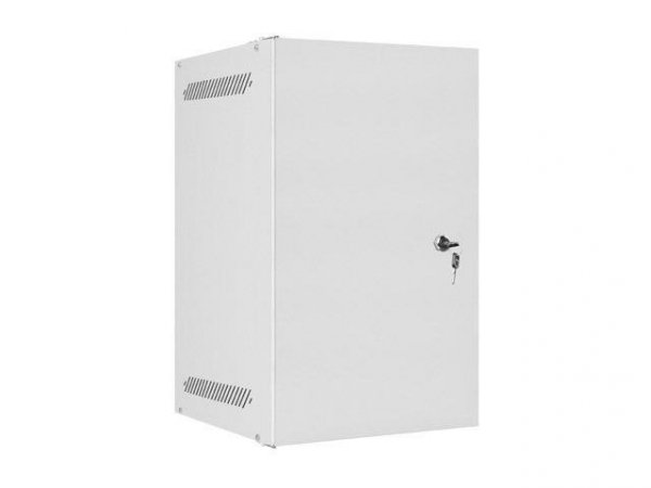 Szafa instalacyjna Rack wisząca 10&quot; 9U 280x310mm szara Lanberg (flat pack) drzwi metalowe