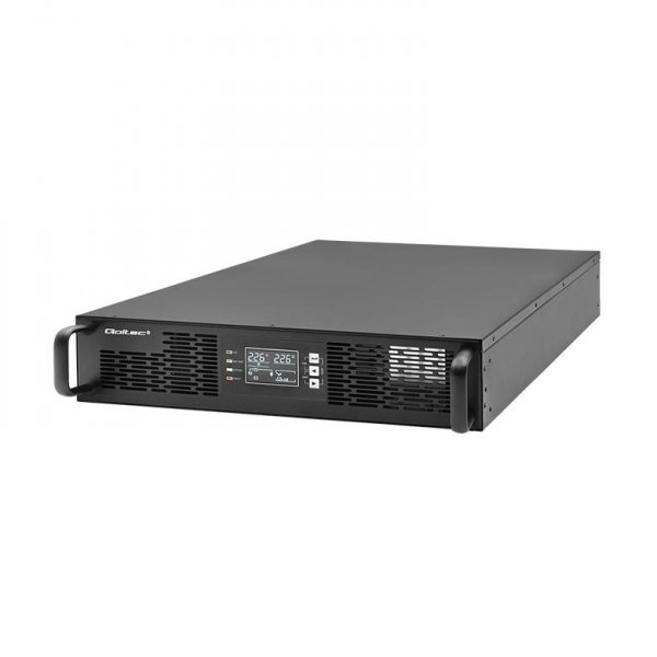 Zasilacz awaryjny UPS Qoltec do RACK | 2.4kVA | 2400W | Power Factor 1.0 | LCD | On-line