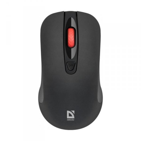 Mysz bezprzewodowa Defender NEXUS MS-195 optyczna bezklikowa silent 1600dpi czarna