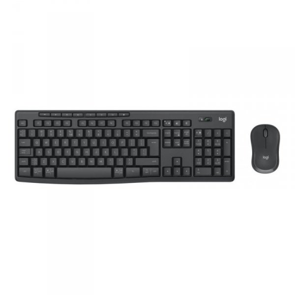 Zestaw bezprzewodowy klawiatura + mysz Logitech MK370 Combo for Business grafitowy