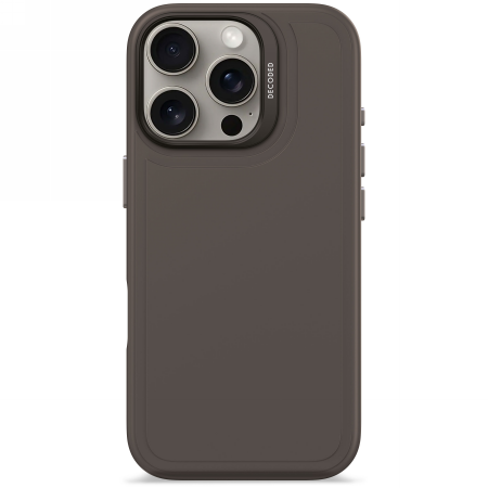 Decoded AntiMicrobial Silicone Stacks Backcover - silikonowa obudowa ochronna do iPhone 16 Pro kompatybilna z MagSafe (phantom)