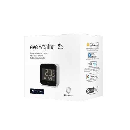 Eve Weather - monitor temperatury i wilgotności (technologia Matter)