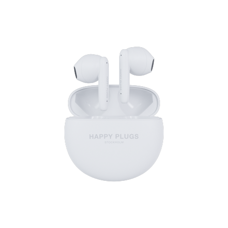Happy Plugs Joy Lite - bezprzewodowe słuchawki douszne z ENC (white)