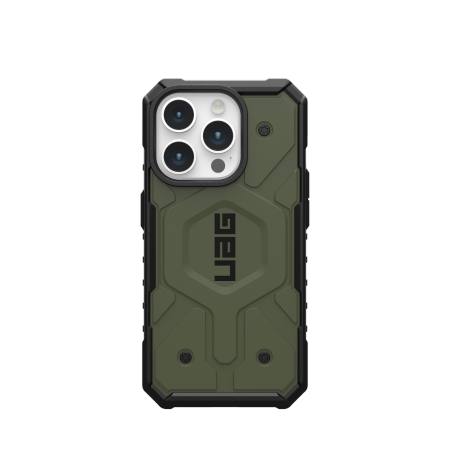 UAG Pathfinder Magsafe - obudowa ochronna do iPhone 15 Pro kompatybilna z MagSafe (olive)