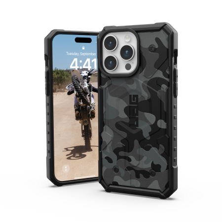 UAG Pathfinder MagSafe - obudowa ochronna do iPhone 15 Pro Max kompatybilna z MagSafe (midnight camo)