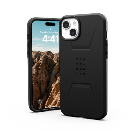 UAG Civilian Magsafe - obudowa ochronna do iPhone 15 Plus kompatybilna z MagSafe (black)