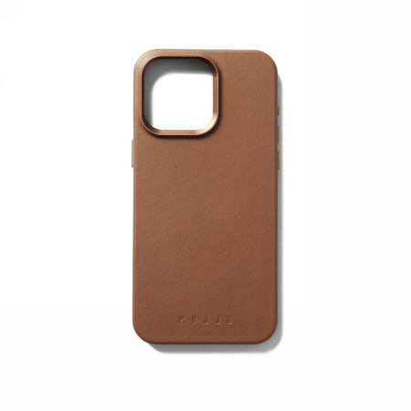 Mujjo Full Leather Case - etui skórzane do iPhone 15 Pro Max kompatybilne z MagSafe (tan)