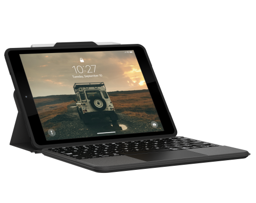 UAG Bluetooth Keyboard - klawiatura do iPad 10.2&quot; 7/8/9 generacja z uchwytem do Apple Pencil oraz touchpad (black)