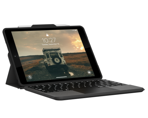 UAG Bluetooth Keyboard - obudowa ochronna z klawiaturą do iPad 10.2&quot; 7/8/9 generacja z uchwytem do Apple Pencil oraz touchp