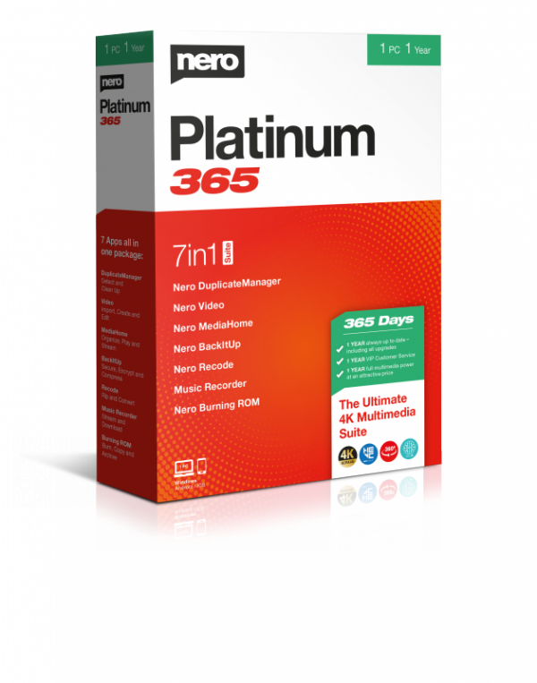 Nero Platinum 365 - oprogramowanie ( licencja roczna) WYPRZEDAŻ