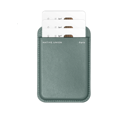 Native Union (Re)Classic Wallet - skórzany portfel kompatybilny z MagSafe (slate green)