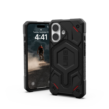 UAG Monarch Pro - obudowa ochronna do iPhone 16 kompatybilna z MagSafe (kevlar black)