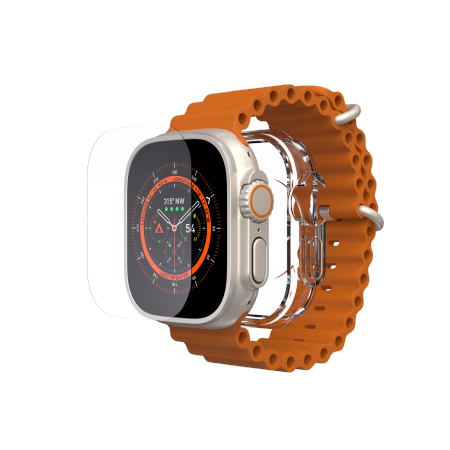 ZAGG InvisibleShield Flex 360 bundle -  obudowa ochronna oraz folia ochronna do Apple Watch Ultra / Ultra 2 (49mm)