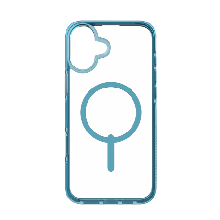 ZAGG Santa Cruz Snap - obudowa ochronna do iPhone 16 Plus kompatybilna z MagSafe (retro blue)