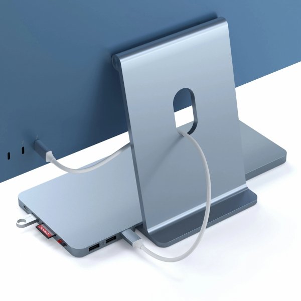 Satechi Slim Dock - stacja dokująca do iMac 24&quot; USB-C (USB-C 10Gb, USBA-A 10Gb, 2x USB-A, czytnik kart micro/SD, kieszeń na