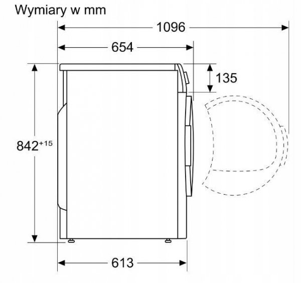 Suszarka do bielizny BOSCH WQG245APPL