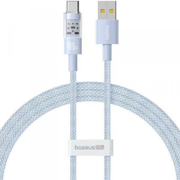 Kabel Baseus Gem USB-USB C 100W 1m (niebieski)