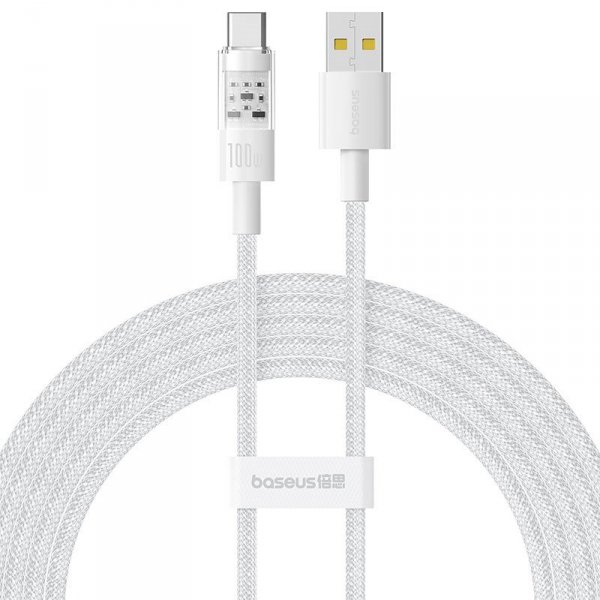 Kabel Baseus Gem USB-USB C 100W 2m (biały)