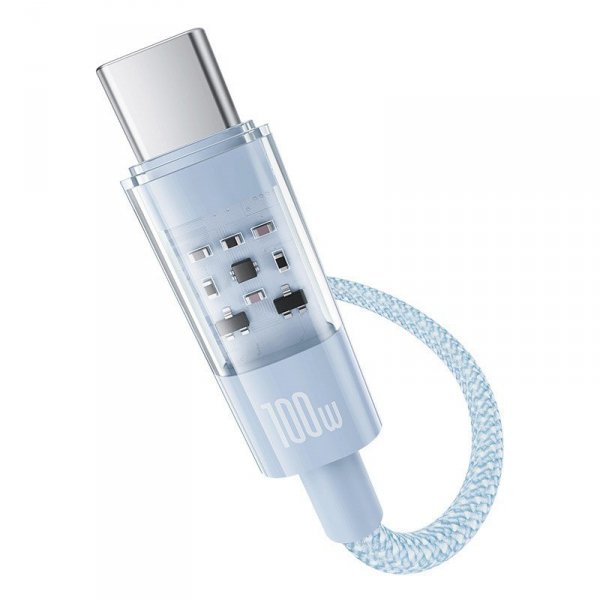 Kabel Baseus Gem USB-USB C 100W 2m (niebieski)