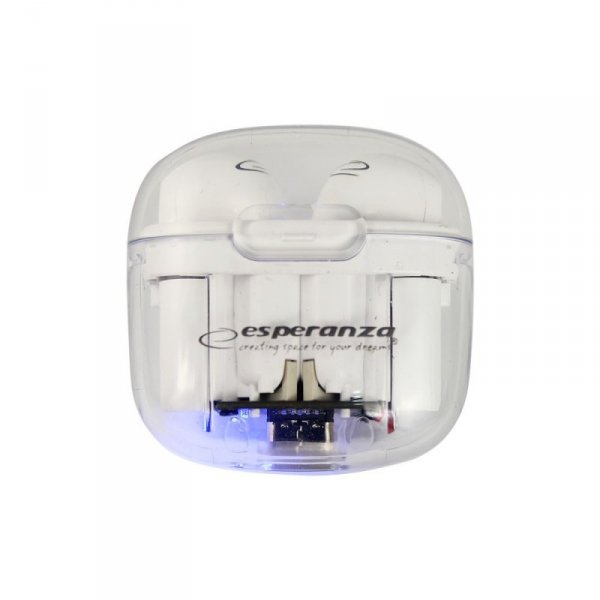 ESPERANZA SŁUCHAWKI DOUSZNE BLUETOOTH TWS ANTHE WHITERDERA EH237W