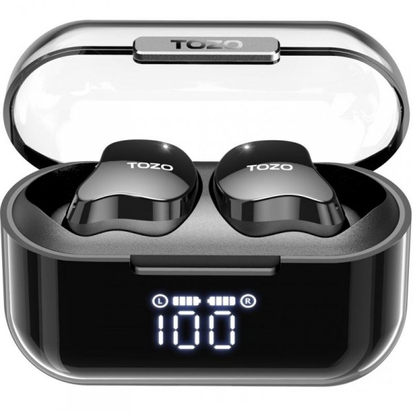 Słuchawki TWS TOZO T18 Crystal Buds Black