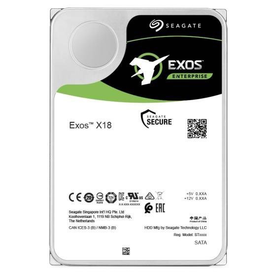 Dysk serwerowy HDD Seagate Exos X18 (16 TB; 3.5&quot;; SATA III)