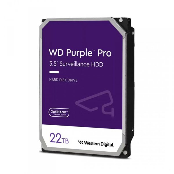 Dysk HDD WD Purple Pro WD221PURP (22 TB ; 3.5&quot;; 512 MB; 7200 obr/min)