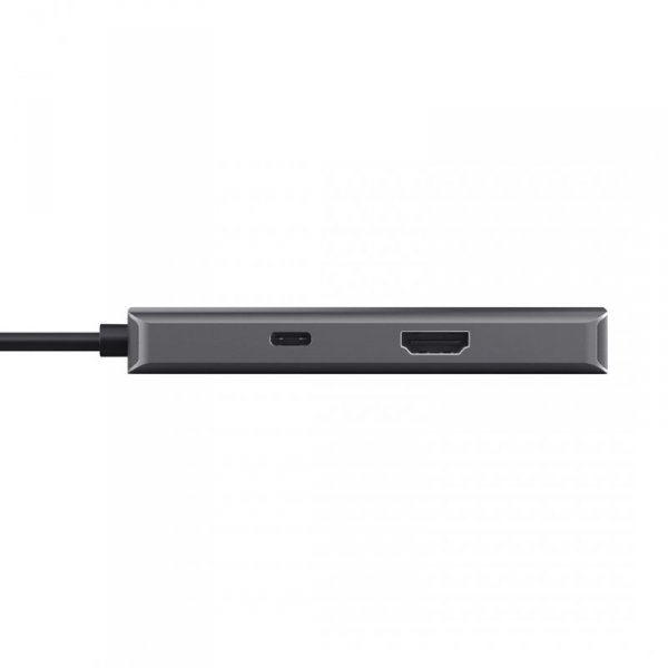 Multi-Port Adapter Trust DALYX 6-IN-1 USB-C Silver