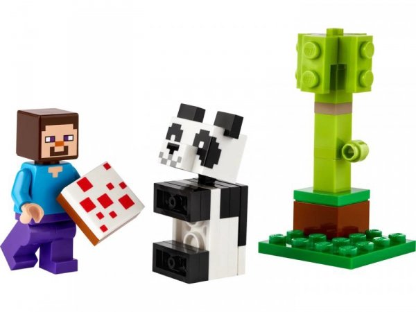 LEGO Minecraft 30672  Steve i mała panda