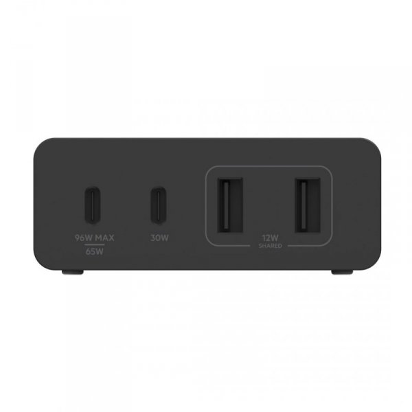 Ładowarka Belkin BoostCharge Pro 4-Port 2xUSB-C PD 3.0 + 2xUSB-A GaN Charger 108W Black