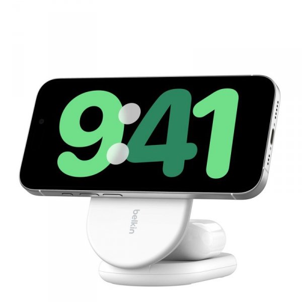 BELKIN ŁADOWARKA MAGSAFE SKŁADANA 2W1 QI2 ZASILACZ CZARNA