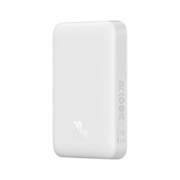 Powerbank Baseus Magnetic Mini Air Wireless 10000mAh 20W+kabel USB C-USB C (biały)