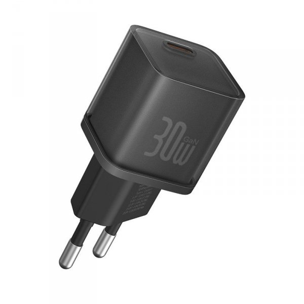 Ładowarka Baseus GaN5S 1C 30W EU (cluster black)