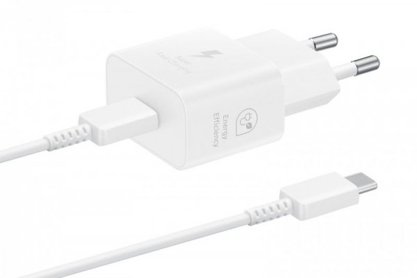 Ładowarka Samsung Power Adapter 25W USB-C Fast Charge 1m White