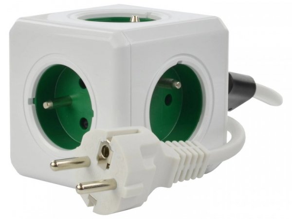 Przedłużacz allocacoc PowerCube Extended 2300GN/FREXPC (1,5m; kolor zielony)