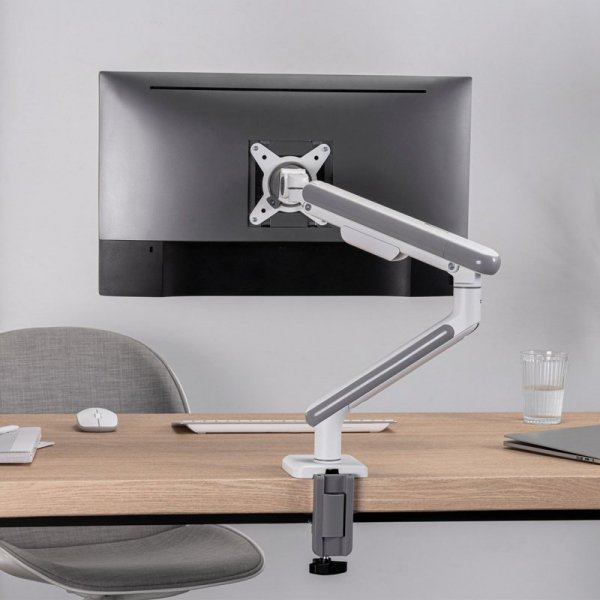 ERGO OFFICE UCHWYT BIURKOWY DO MONITORA LCD ER-751 17-32&quot; 9KG, SPRĘŻYNA GAZOWA