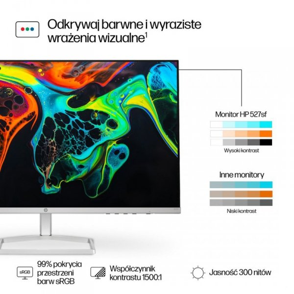 MONITOR HP LED IPS 27&quot; 527sf (94F44E9) 100Hz