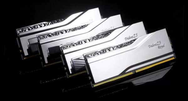 G.SKILL TRIDENT Z5 ROYAL RGB DDR5 2X16GB 6000MHZ CL28 SILVER F5-6000J2836G16GX2-TR5S