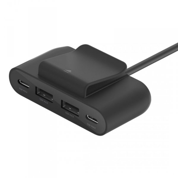 Ładowarka rozgałęziacz USB-C Belkin BoostCharge 4-Port USB Power Extender 1xUSB-C -&gt; 2xUSB-A/2xUSB-C Black