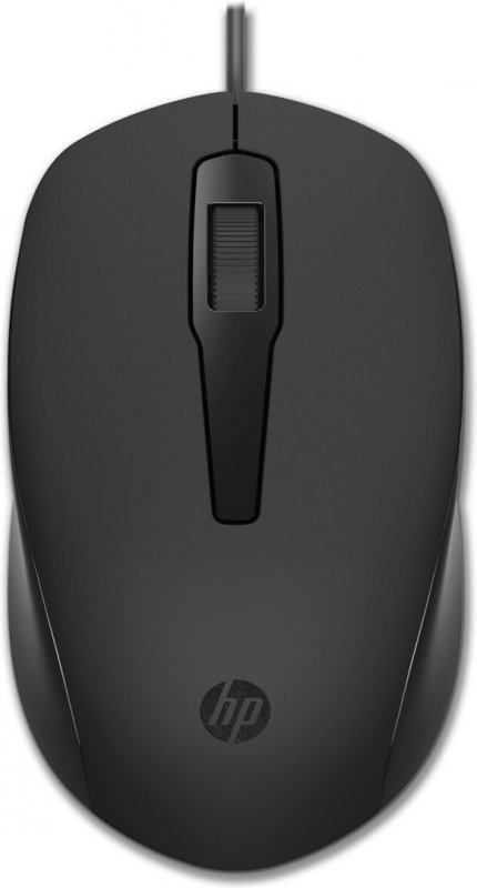 Mysz HP 150 Wired Mouse  przewodowa czarna 240J6AA