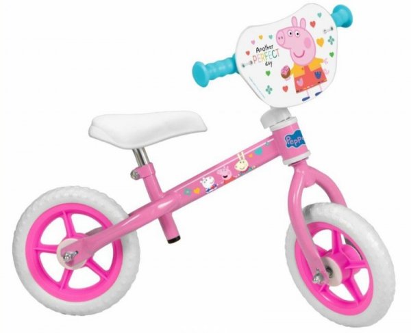 Rowerek biegowy 10&quot; Świnka Peppa różowy 195