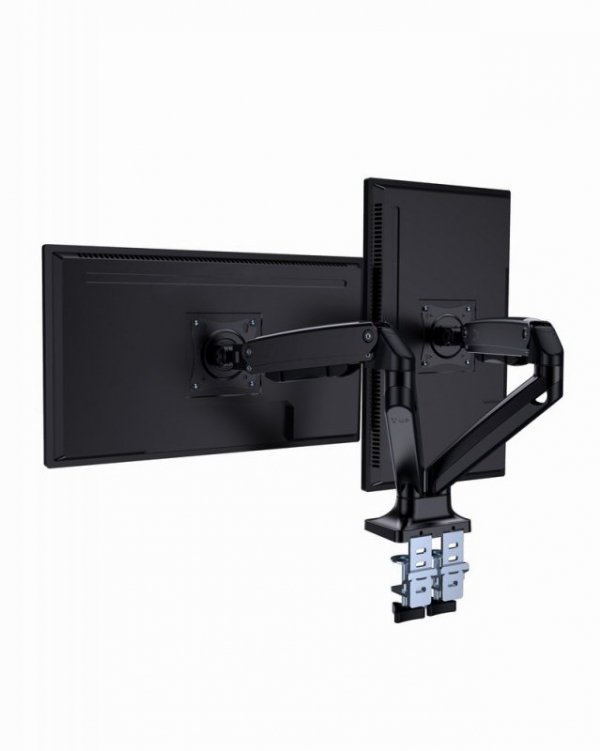 GEMBIRD BIURKOWE REGULOWANE RAMIĘ NA 2 MONITORY 17&quot;-35&quot; DO 10KG