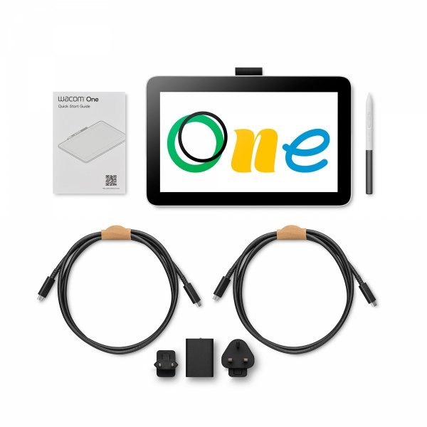Wacom One 12 - tablet z ekranem 11,6&quot; Full  HD, piórko Wacom One Pen z 4096 poziomami nacisku (2023)