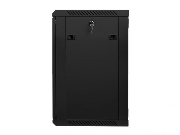 Lanberg Szafa instalacyjna wisząca 19&#039;&#039; 15U 600X450mm czarna (drzwi      szklane)