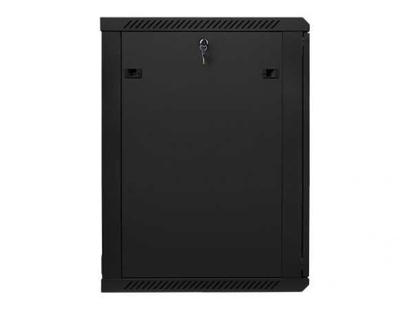 Lanberg Szafa instalacyjna wisząca 19&#039;&#039; 18U 600X600mm czarna (drzwi      szklane)