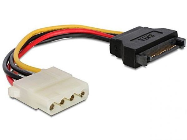 Gembird Kabel SATA zasilający(M)-&gt;Molex(M) 15cm