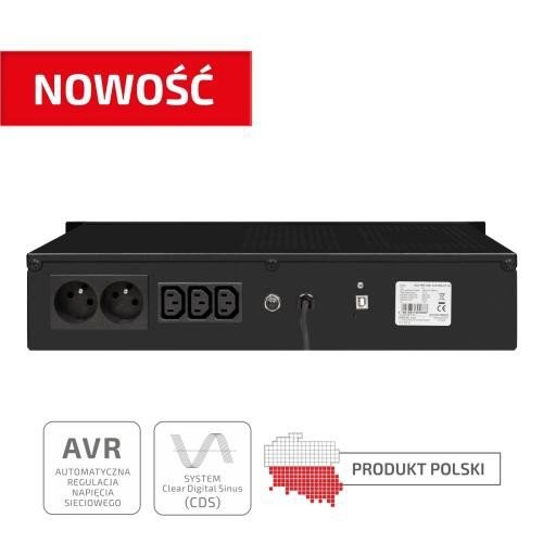 EVER UPS  ECO Pro 1000 AVR CDS 19&quot; 2U