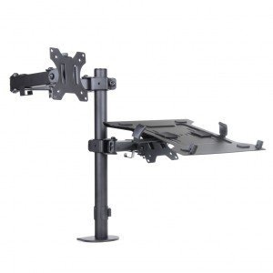 ART Uchwyt biurkowy do monitora LED/LCD 13-32&quot; + notebooka L-24